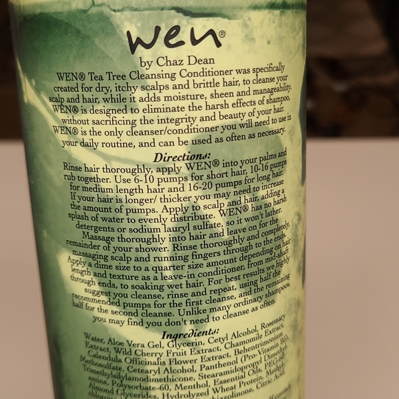 Wen Tea Tree Restorative Cleansing Conditioner for all hair types 32 Floz - Picture 4 of 6